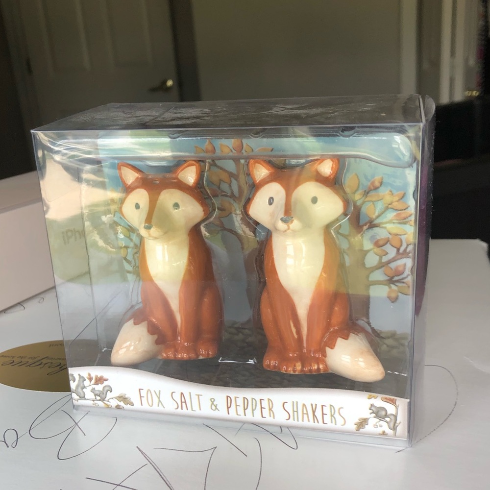 🌼Fox Salt&Pepper Shakers